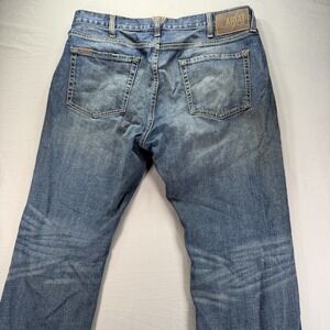 Ariat M5 Straight Jeans Mens 36x30 Blue Medium Wash Relaxed Fit Denim Casual